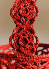 Panier Marcia - Raphia Rouge - image 5