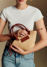 Panier Justine - Raphia Naturel - Mini - image 5