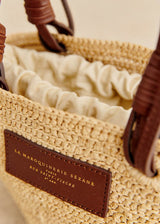 Panier Justine - Raphia Naturel - Mini - image 2