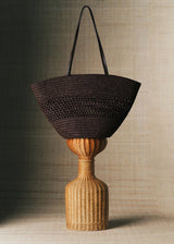 Panier Maia - Raphia Choco Ajouré - Standard - image 1