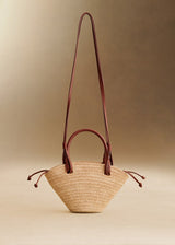 Panier Justine - Raphia Broderie Coeur - Mini - image 2