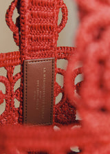 Panier Marcia - Raphia Rouge - image 4