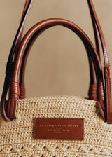 Panier Justine - Raphia Naturel Ajouré - Standard - image 2